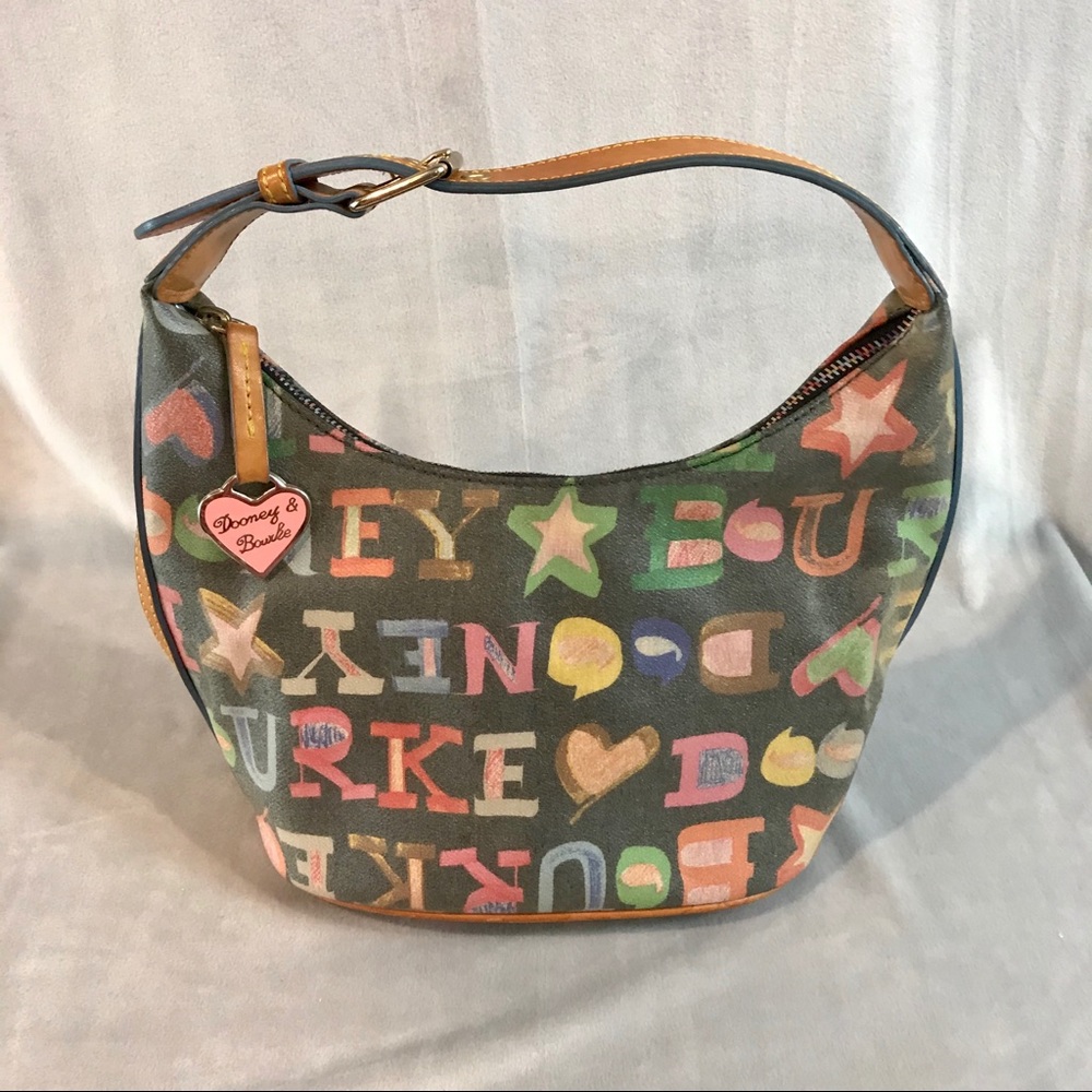 Dooney & Bourke Graffiti Doodle Crayon Print Bag 🔥